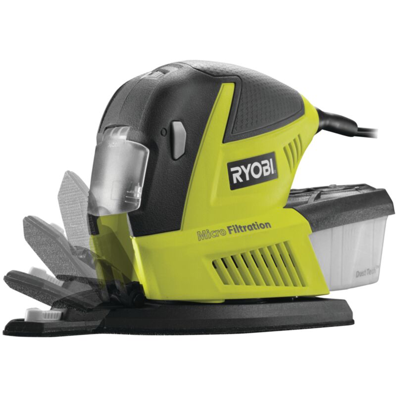 immagine 0 del prodotto ryobi levigatrice mouse multiuso 3 in 1 rms180 s 180 watt