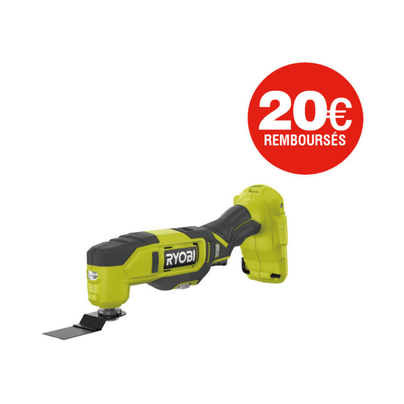 foto del prodotto ryobi multiutensile 18v one 11 accessori senza batteria o caricatore rmt18 0