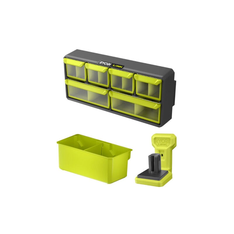 foto del prodotto ryobi pack syst me link portautensili organizzatore regolabile doppio contenitore