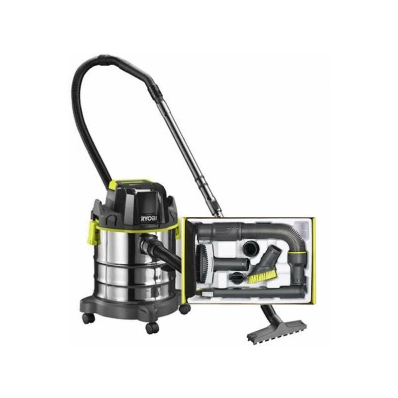 foto del prodotto ryobi pack wet and dry hoover 18v one plus senza batteria e caricatore r18wdv 0 6 accessori per la pulizia dell auto