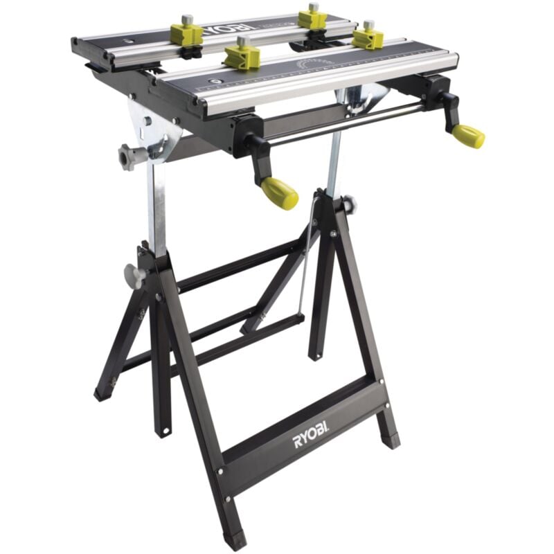 foto del prodotto ryobi piano da lavoro in metallo pieghevole e regolabile rwb03