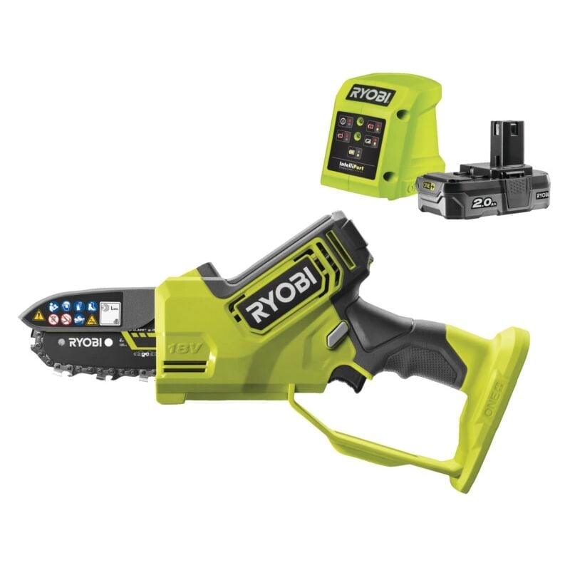 foto del prodotto ryobi potatore a catena a batteria ry18psx10a 120 barra 10 cm 18v 2ah