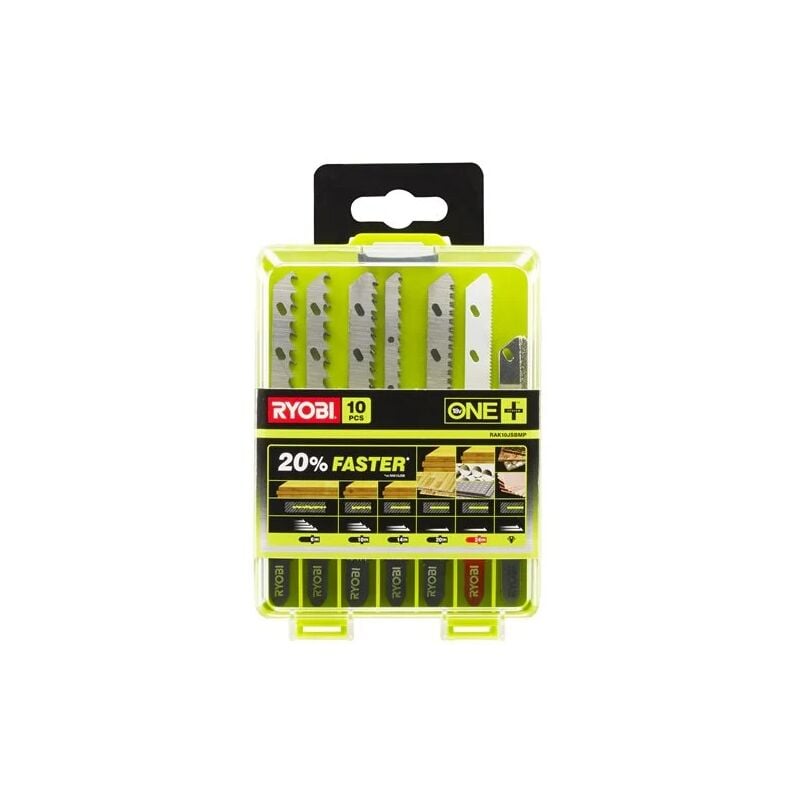 foto del prodotto ryobi rak10jsbmp kit 10 lame universali seghetto alternativo 6 10 14 20 24 tpi