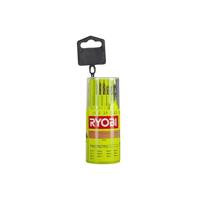 foto del prodotto ryobi rak13hss kit 13 punte hss g foratura legno muratura metallo
