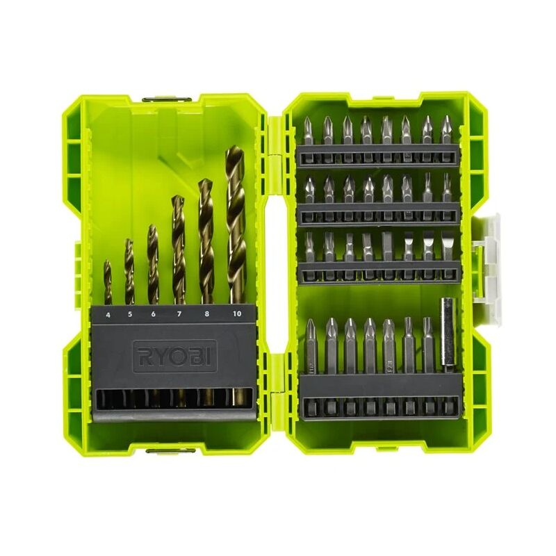 foto del prodotto ryobi rak38sdd kit 38 bits 1 4 esagonale punte portapunte trapano avvitatore