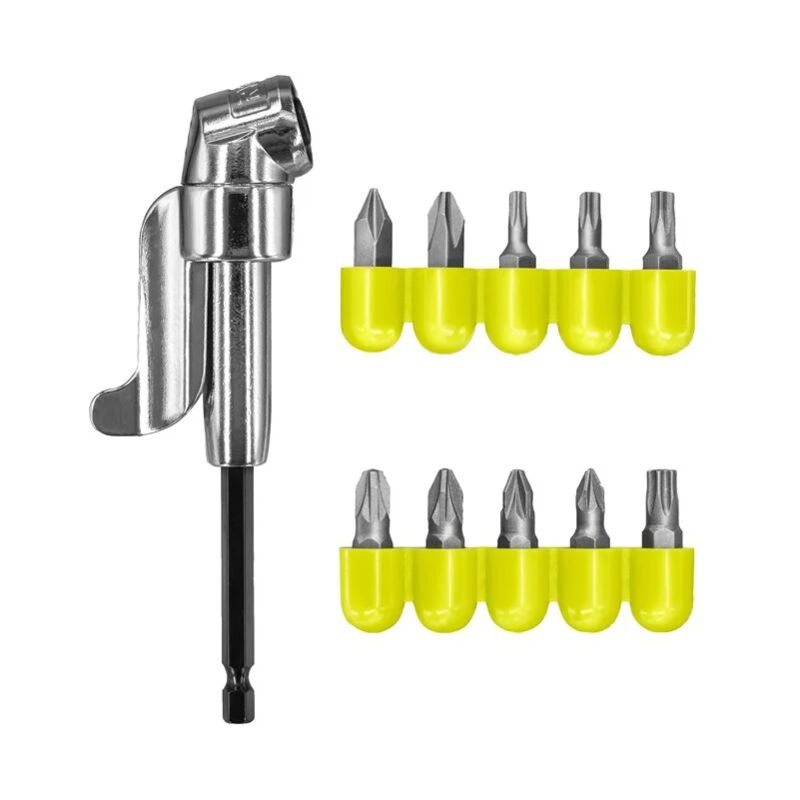 foto del prodotto ryobi rakrad11 adattatore avvitatura angolo 10 bits 1 4 esagonale
