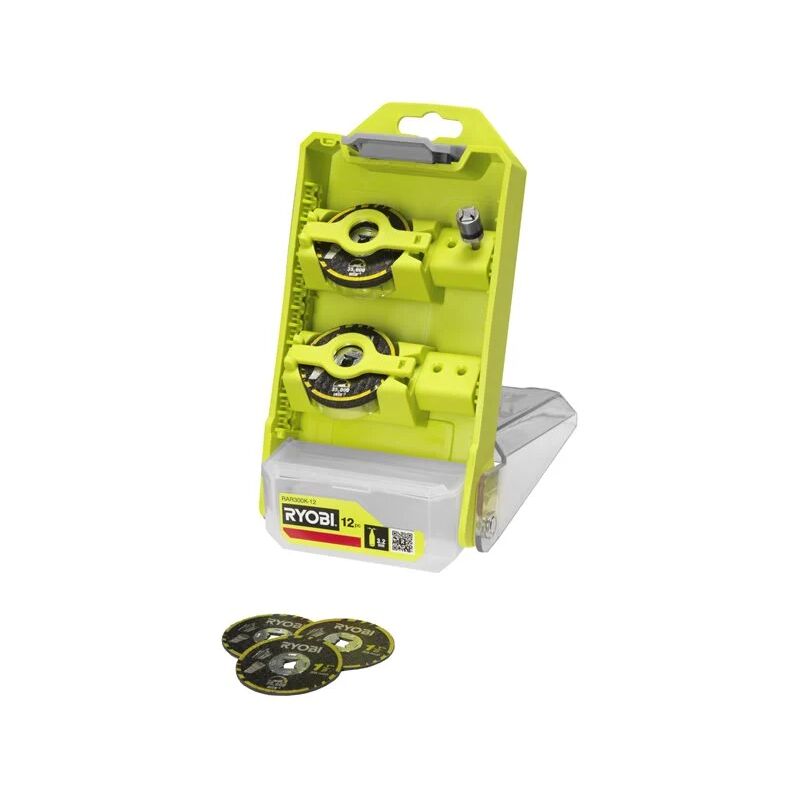 foto del prodotto ryobi rar300k 12 kit 12 accessori utensili rotanti colletto 3,2mm 1 8