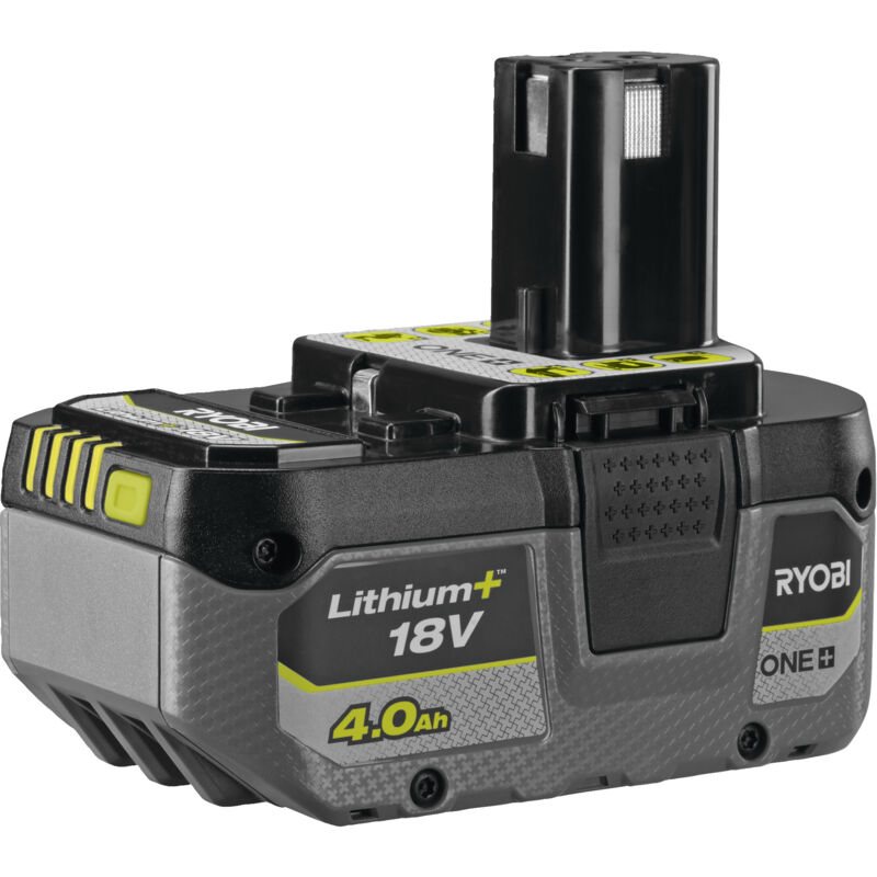 foto del prodotto ryobi rb18l40 batteria 18v one 4,0 ah indicatori carica