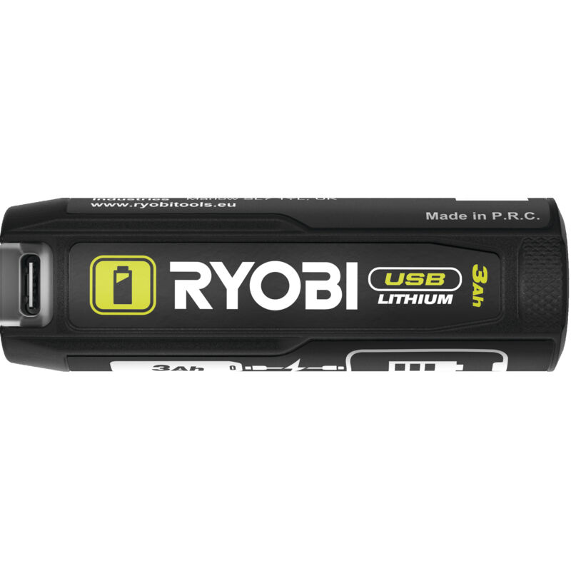 foto del prodotto ryobi rb4l30 batteria 4v 3,0ah powerbank usb c