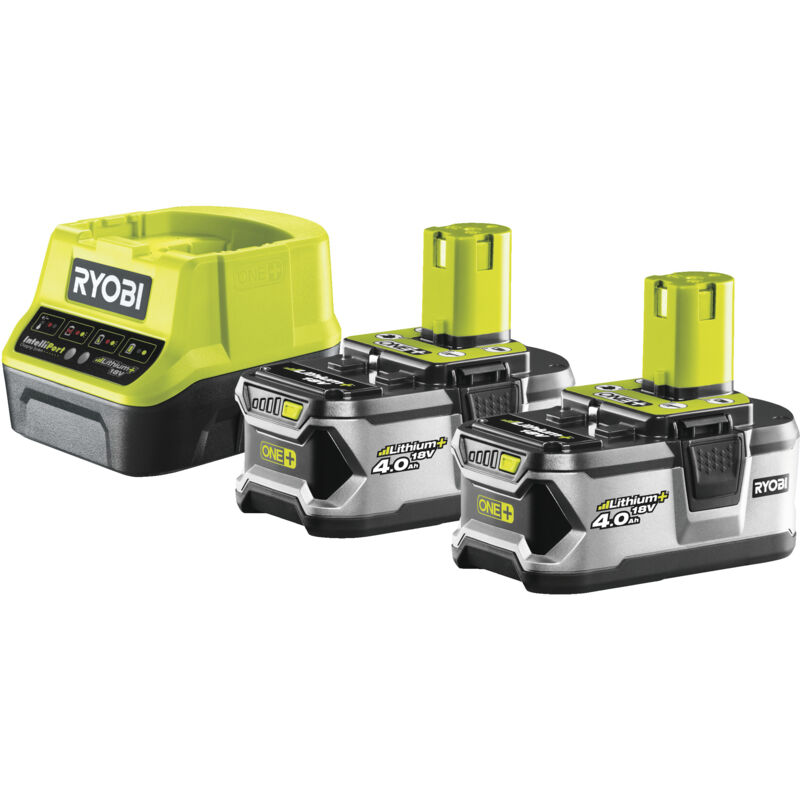 foto del prodotto ryobi rc18120 240 kit batteria caricabatteria 18v one 2x4.0 ah