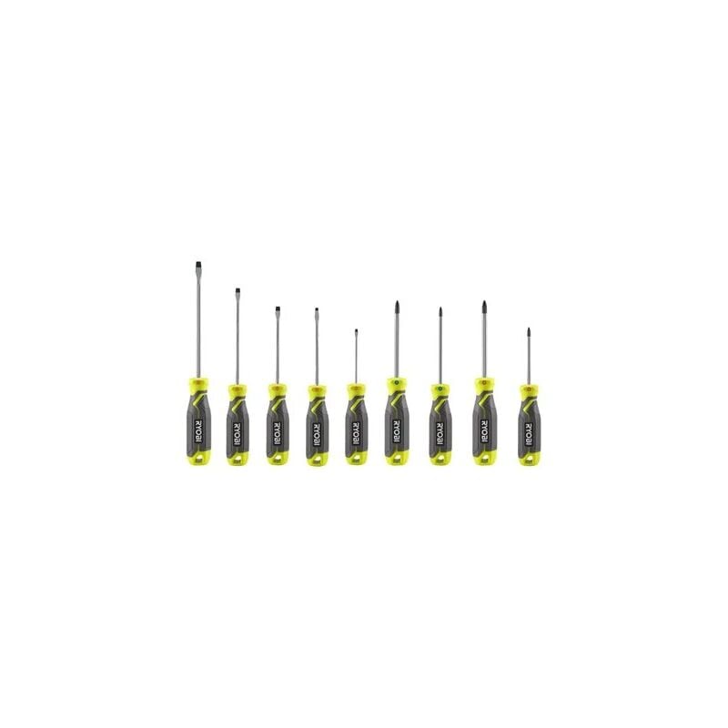 foto del prodotto ryobi rhsds9pc set giraviti magnetici punte magnetiche antiscivolo 9 pezzi