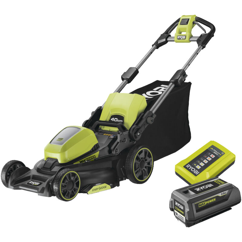 foto del prodotto ryobi ry36lm40a 0 rasaerba batteria 36v 40cm 25 75mm mulching kit 5.0 ah