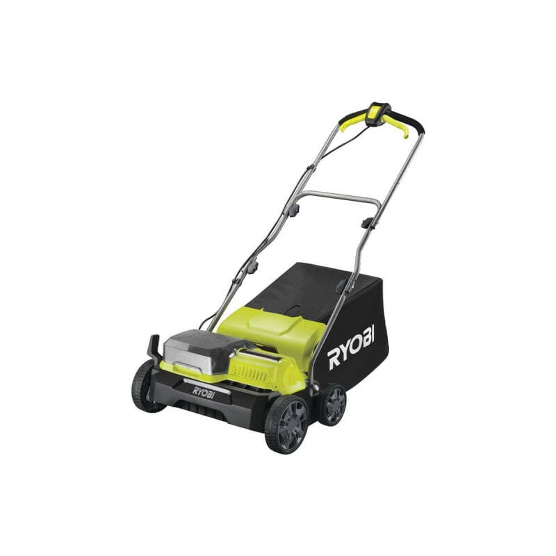 foto del prodotto ryobi scarificatore 2 x 18v lithiumplus fusion brushless diametro 35 cm 55l 2 batterie 4.0 ah 1 caricatore veloc