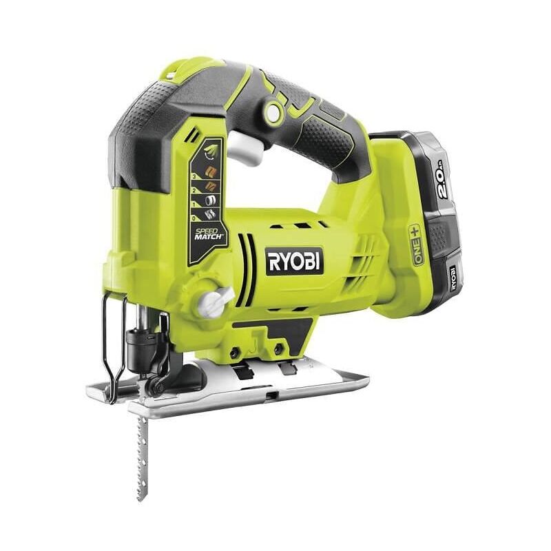 foto del prodotto ryobi seghetto alternativo 18v 2ah li ion r18js 120s