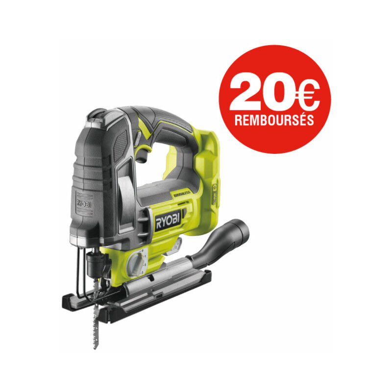 foto del prodotto ryobi seghetto alternativo 18v one brushless 135 mm senza batteria o caricatore r18js7 0
