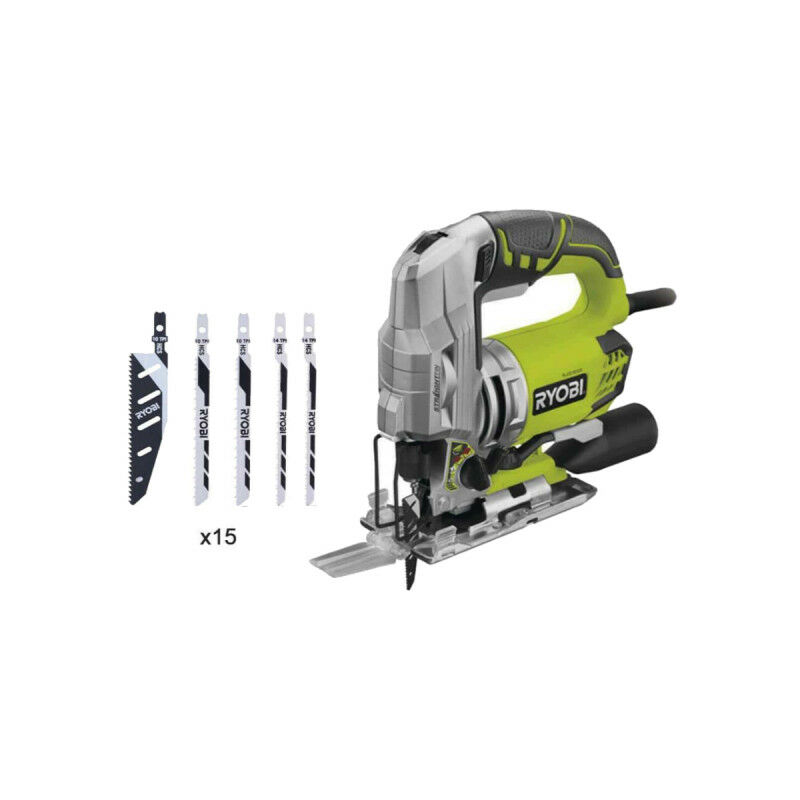 foto del prodotto ryobi seghetto alternativo 680 w 15 lame 105 mm rjs1050 ka15
