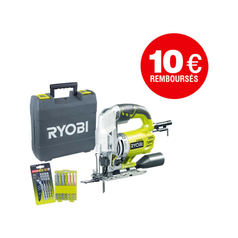 foto del prodotto ryobi seghetto alternativo a filo e accessori 600 w rjs850ka15