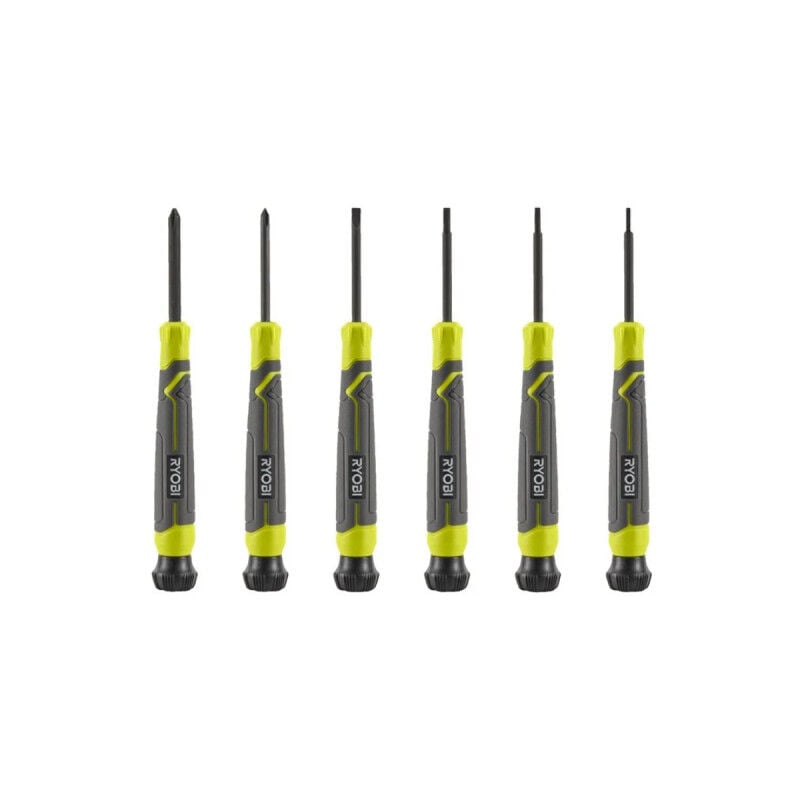 immagine 0 del prodotto ryobi set di 6 cacciaviti di precisione rhsdspc6