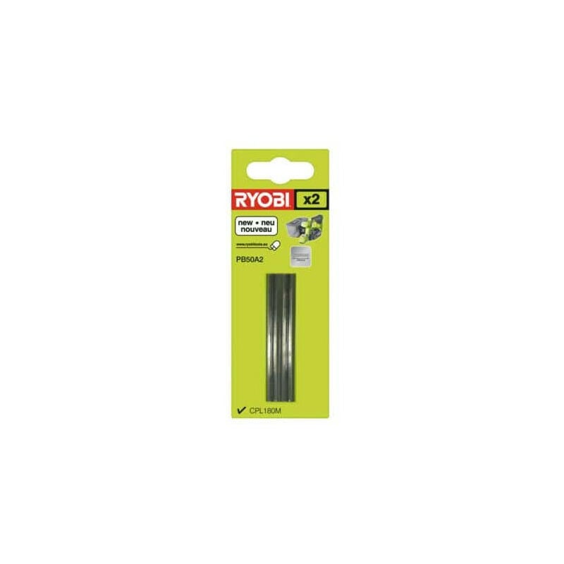 foto del prodotto ryobi set di due carburo di ferro monouso 50 millimetri pialla cpl180m cpl180mhg oneplus pb50a2