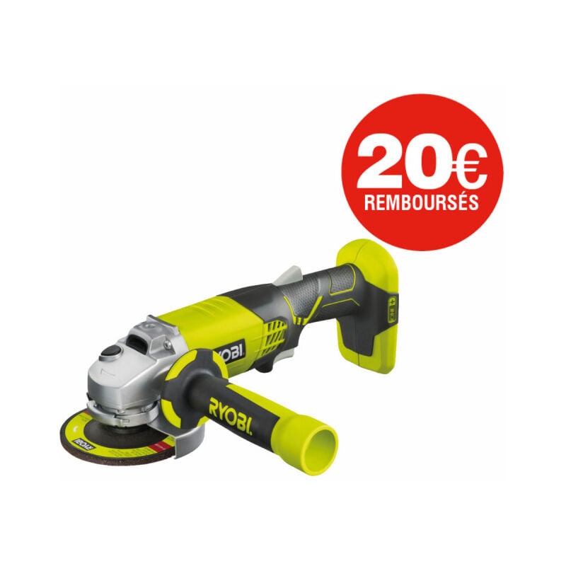 foto del prodotto ryobi smerigliatrice angolare 18 v one senza batteria e caricabatterie r18ag 0