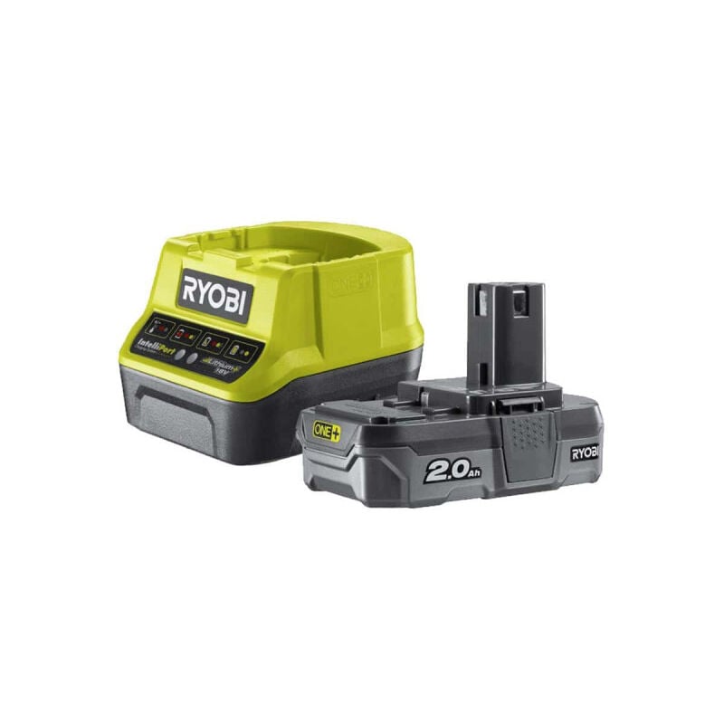 foto del prodotto ryobi starter set batterie chargeur 18v one 1 batterie 2ah chargeur rc18120 120