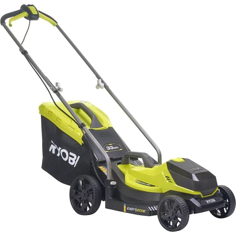 foto del prodotto ryobi tagliaerba a batteria olm1833b taglio 33 cm 18v, solo corpo macchina