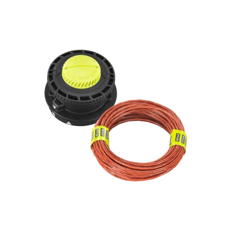 foto del prodotto ryobi testina a doppio filo per decespugliatori a batteria diametro 2,4 mm rac169