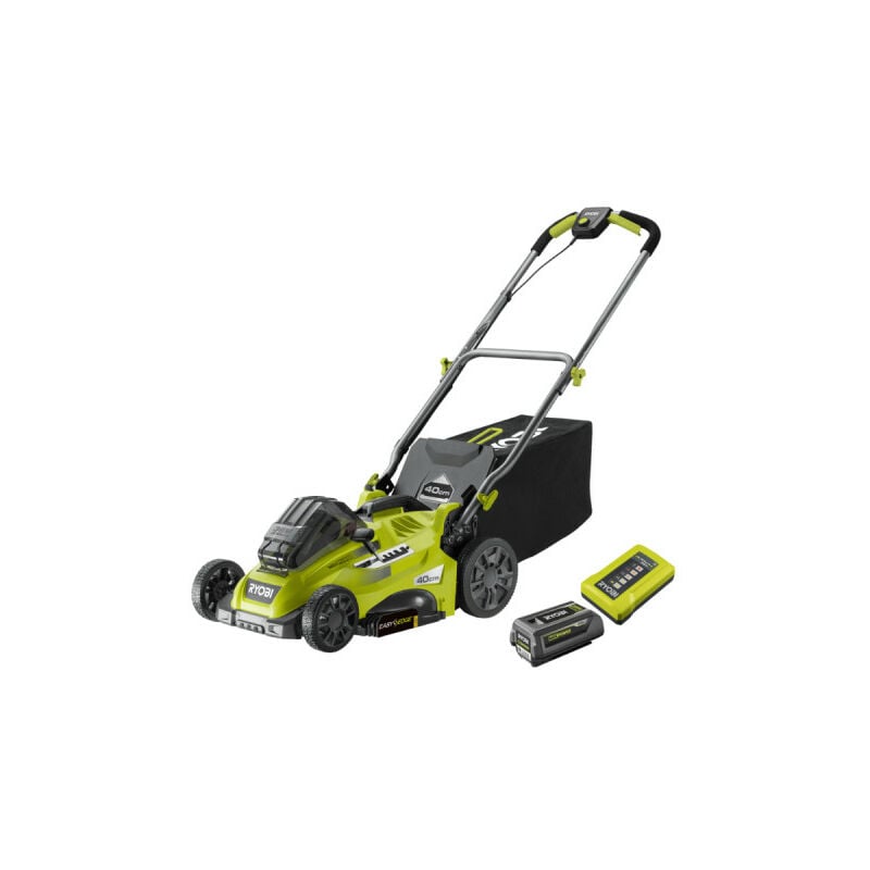 foto del prodotto ryobi tosaerba a spinta 36v taglio 40cm 1 batteria 5,0ah 1 caricatore rlm36x41h50g