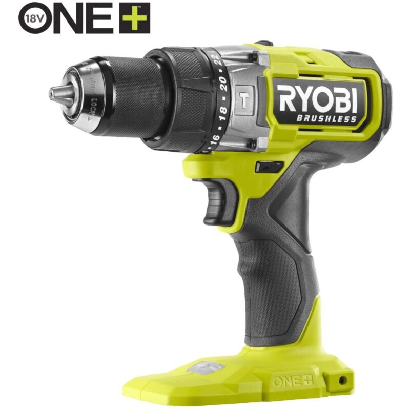 foto del prodotto ryobi trapano avvitatore a percussione a batteria rpd18bl2 0 18v, solo corpo macchina