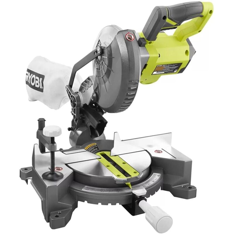 foto del prodotto ryobi troncatrice a batteria 18v ems190dcl, solo corpo macchina batteria non inclusa