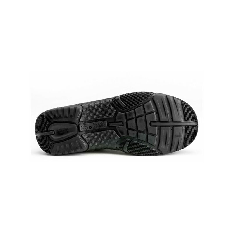 foto del prodotto s 24 bossi industrie veloce s3 scarpa bassa in pelle crosta pettinata nera s24 s.43 2312 s.43
