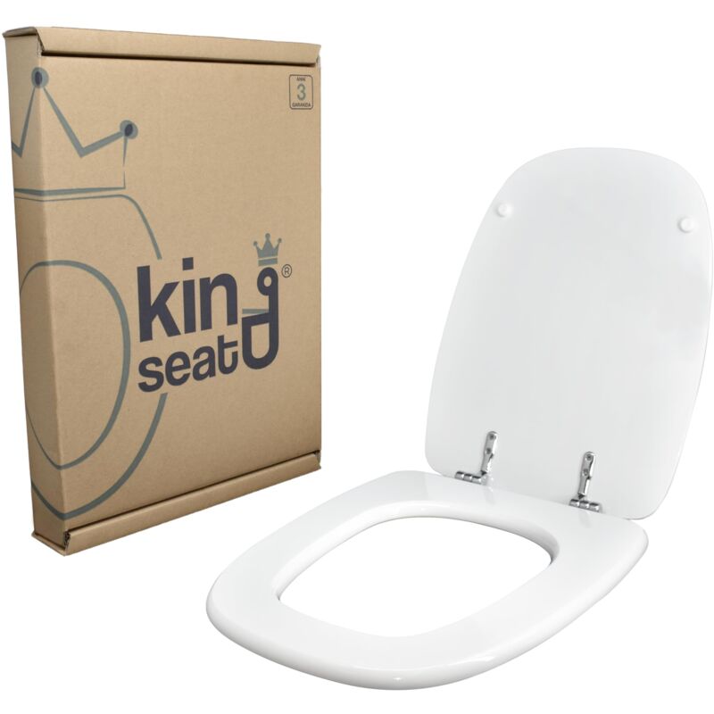 foto del prodotto sì em306 sedile copriwater dedicato in mdf, bianco