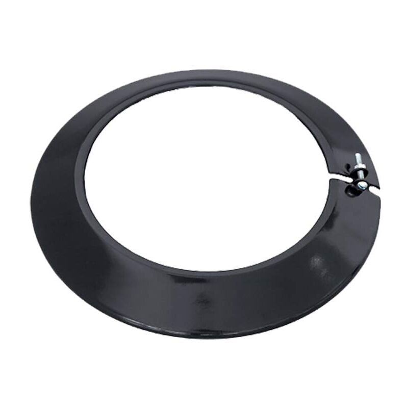 foto del prodotto s m 485213 coperchio smaltato nero 900 c 150 mm roset n per tubi di stufe e caminetti