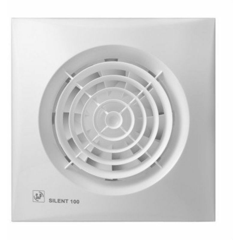 foto del prodotto s p 5210401500 aspiratore da bagno silent 100 crz 8w 2100rpm