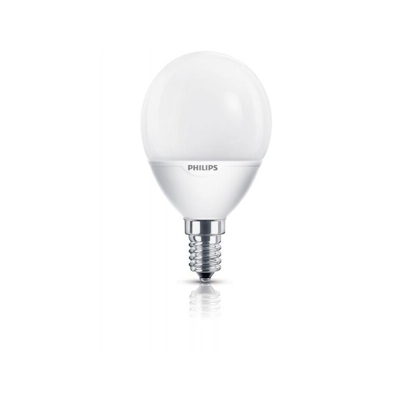 foto del prodotto s10ysf7e14b1 lampadina a risparmio energetico, sferica smerigliata, 7w corrispondenti a 30w , attacco piccolo e14, luce bianca calda classe di