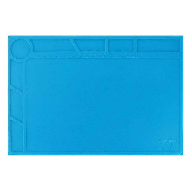 foto del prodotto s120 tappetino da scrivania in silicone resistente al calore magnetico piattaforma di manutenzione isolamento termico stazione di rilavorazione per