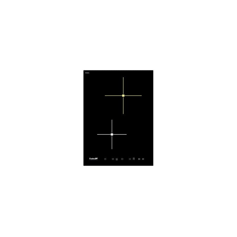 foto del prodotto s4000.domino.is.2. colore del prodotto nero, posizionamento dell apparecchio da incasso, tipo di piano cottura piano cottura a induzione.