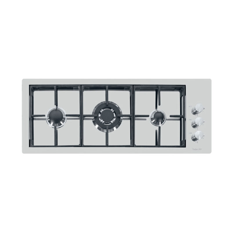 foto del prodotto s4000 line 3f.ft. colore del prodotto acciaio inox, posizionamento dell apparecchio da incasso, tipo di piano cottura gas. bruciatore piccolo 