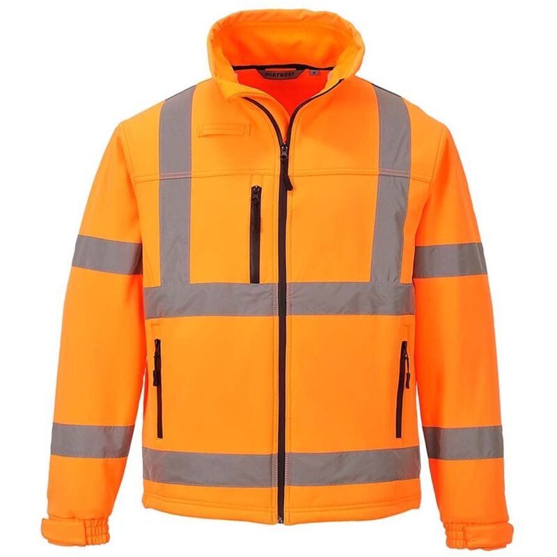foto del prodotto s424orrl softshell classic ad alta visibilità, arancione, l - portwest