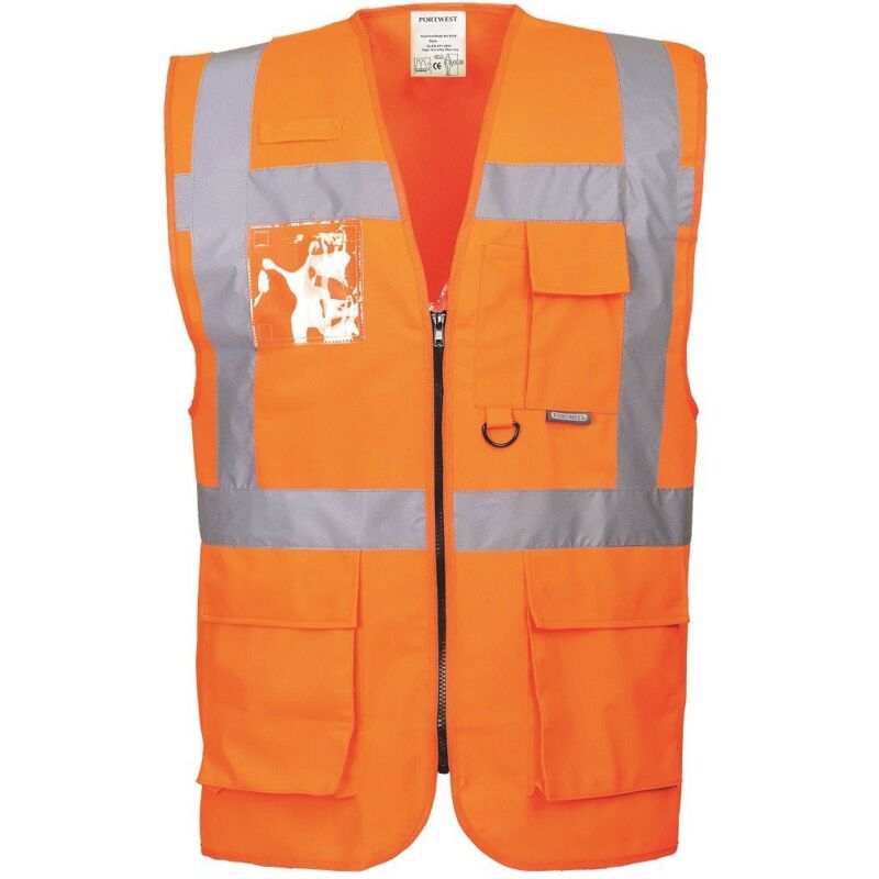 foto del prodotto s476 gilet executive berlino, arancione, 5xl portwest