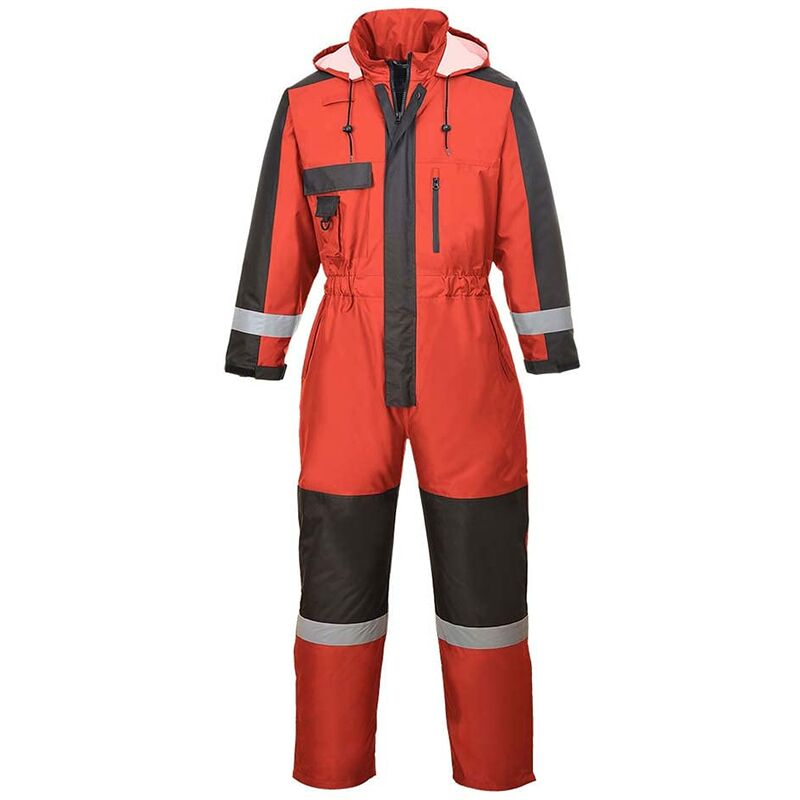 foto del prodotto s585rerxl tuta intera invernale alta visibilit , rosso, xl portwest
