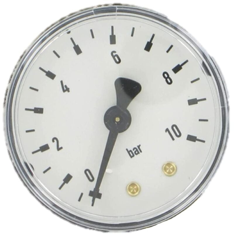 foto del prodotto s602005 1 manometro 1/4'' 10 bar con pressione posteriore, neutro - comap