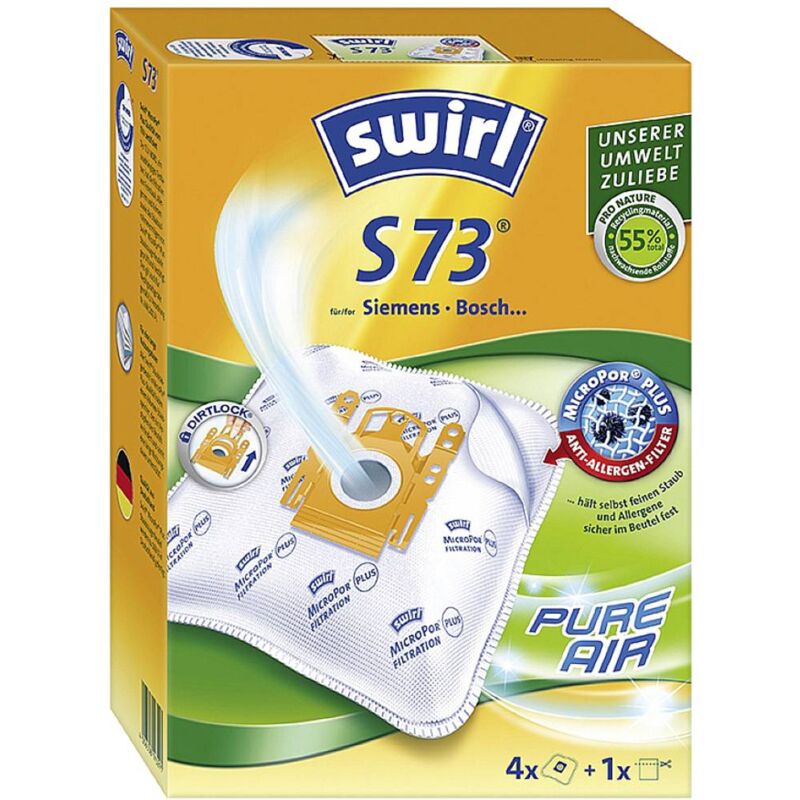 foto del prodotto s73 airspace sacchetto aspirapolvere 4 pz. swirl