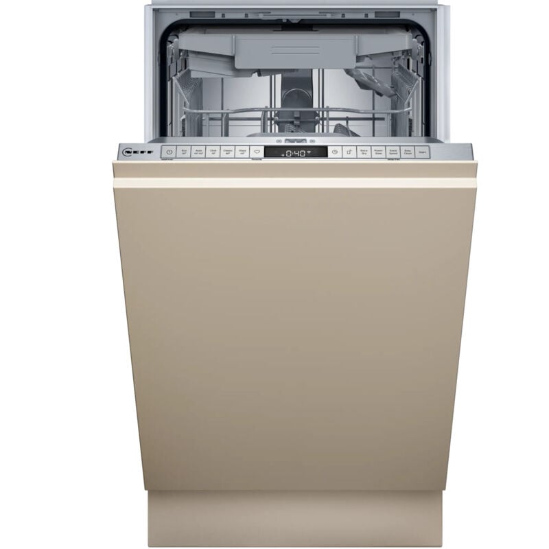 foto del prodotto s875emx05e. posizionamento dell apparecchio a scomparsa totale, dimensione compatta 45 cm , numero di cestini 3 cestello i. numero di coperti 10