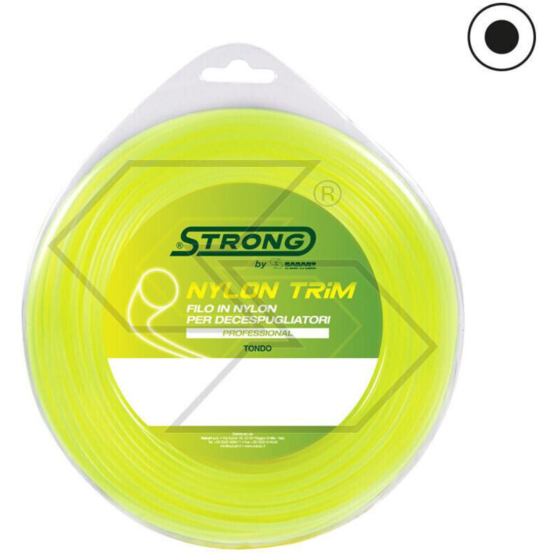 foto del prodotto sabart - r303611 - filo 2.4 mm tondo 100 m strong valva