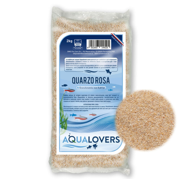 foto del prodotto sabbia decorativa per acquari d acqua dolce quarzo aqualovers 2 kg rosa 1 ordine scegli lo sconto bzr5 bzr20 200 punti fedelt 