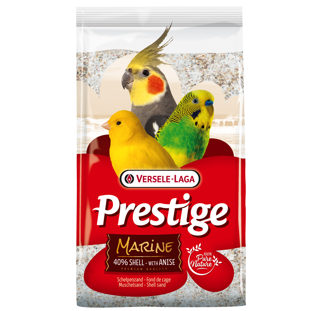 foto del prodotto sabbia per uccelli prestige premium 5 kg