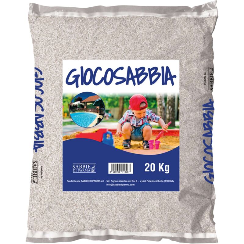 foto del prodotto sabbia quarzifera kg.20 x filtri a sabbia