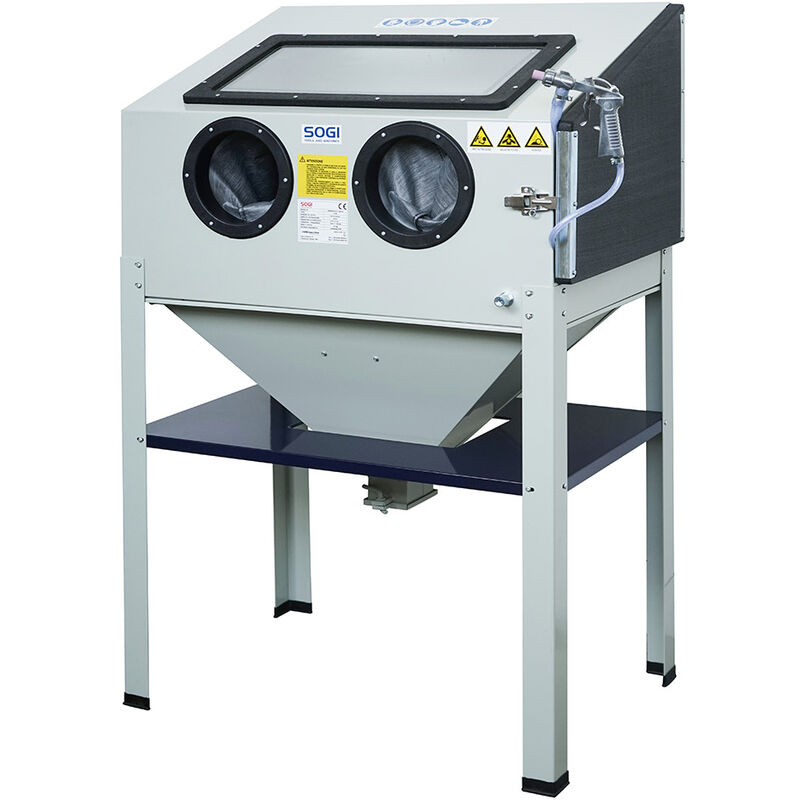 foto del prodotto sabbiatrice professionale sogi s 85 cabina di sabbiatura pallinatrice