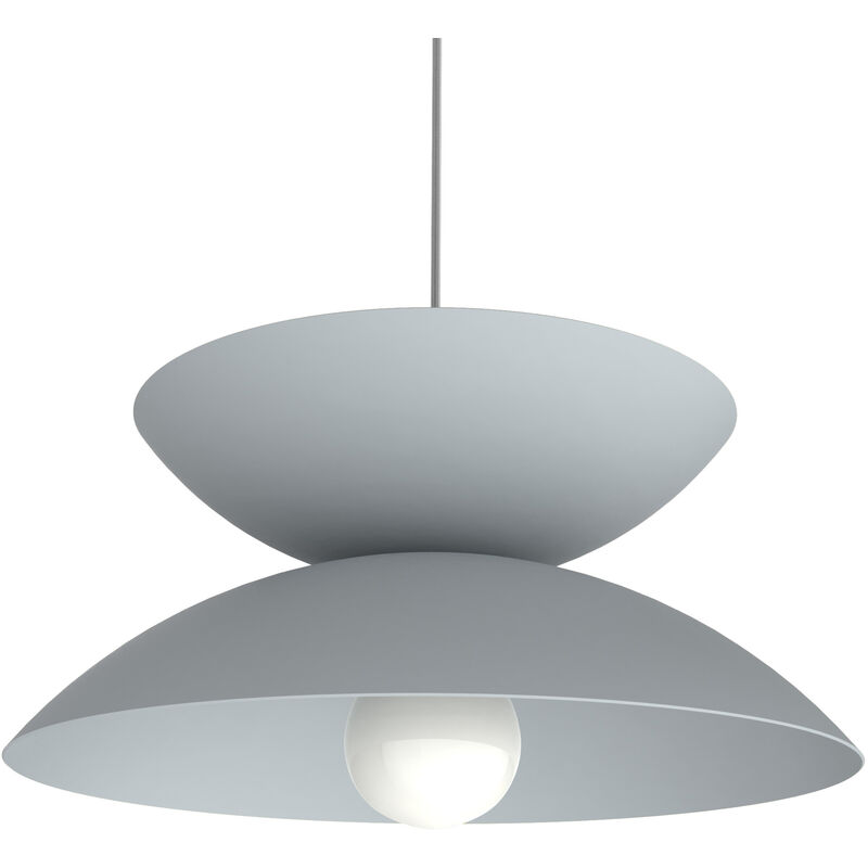 foto del prodotto sablier sospensione, 1x e27, max 42w, metallo, grigio, d40cm lumicom